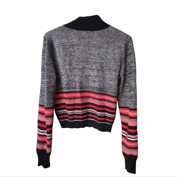 Zip up marled sweater size L - Picture 5 of 8